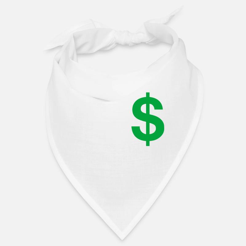 Dollar Letter Bandana