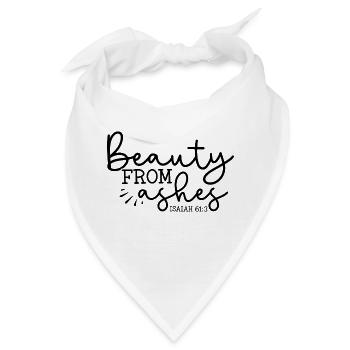 Schönheit aus der Asche - Bandana - Weiß - Vorne