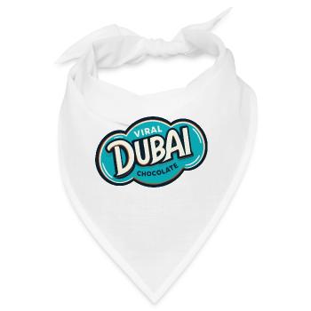Virale Dubai-Schokolade - Bandana - Weiß - Vorne