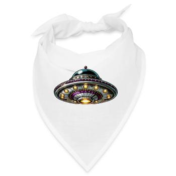 ufo - Bandana - Weiß - Vorne