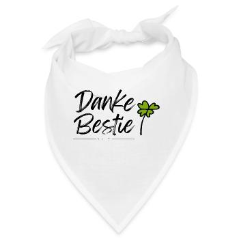 Danke Bestie - Bandana - Weiß - Vorne