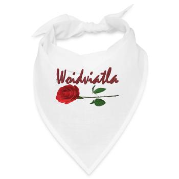 Waldviertler Rose - Bandana - Weiß - Vorne