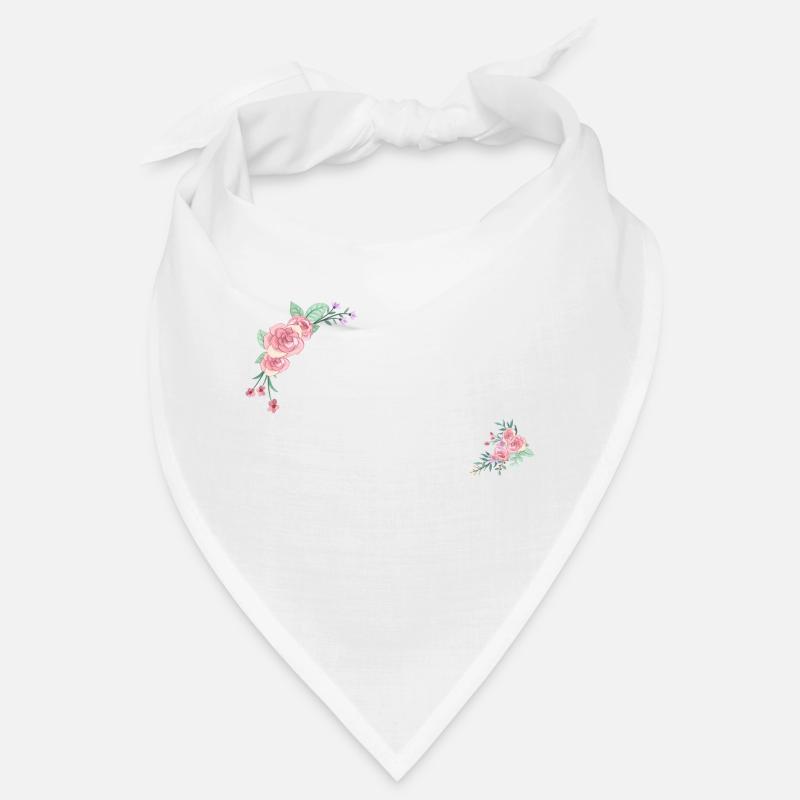 Buchstabe m Blumen Bandana