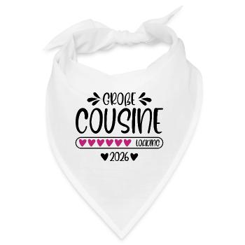 Große Cousine 2026 - Bandana - Weiß - Vorne