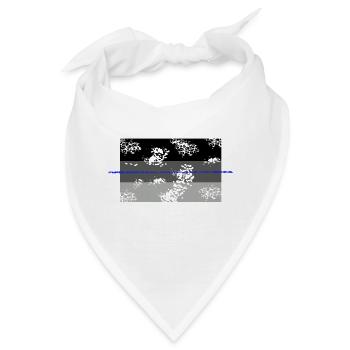 Shadow used blueline - Bandana - Weiß - Vorne