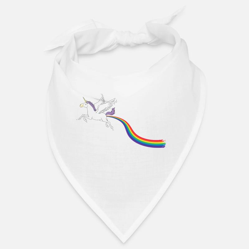 REGENBOGEN-ANTRIEB - Bandana - Weiß