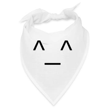 Gesicht - Bandana - Weiß - Vorne