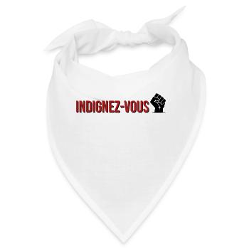 T-shirt Indignez-vous Stéphane Hessel Citoyen Enga - Bandana - Weiß - Vorne