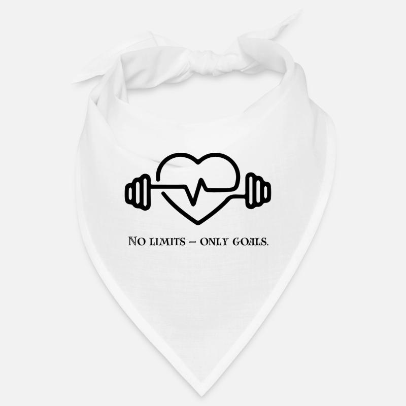 🚀 No Limits – Only Goals Geschenkidee Bandana