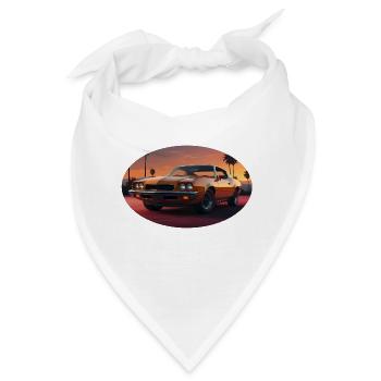 Muscle-Car - Bandana - Weiß - Vorne