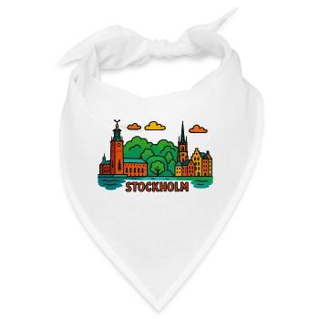 Stockholm - Bandana - Weiß - Vorne