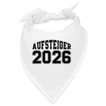 aufsteiger 2026 - Bandana - Weiß - Vorne