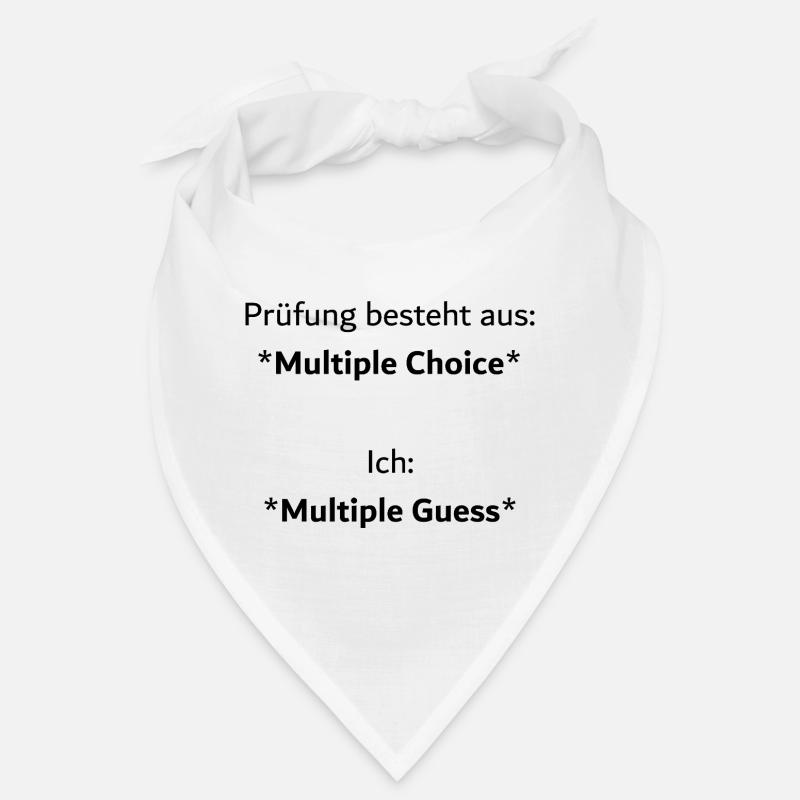 Unispruch "Multiple Choice" Geschenk, Studenten Bandana