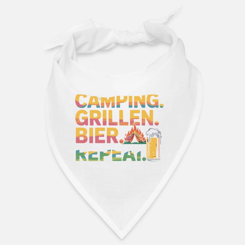 Camping. Grillen. Bier. Repeat. Bandana