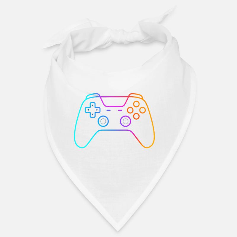 Neon Gamepad – Buntes Controller Motiv Bandana