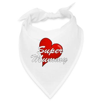 SUPER MUMMY - Bandana - Weiß - Vorne