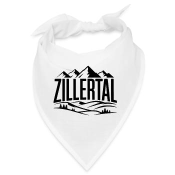 Zillertal - Souvenir Design - Bandana - Weiß - Vorne
