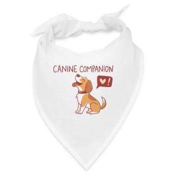 Canine Companion Farbe Joy - Bandana - Weiß - Vorne