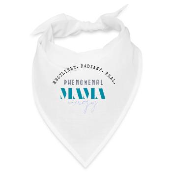 Phänomenale Mama-Energie - Bandana - Weiß - Vorne
