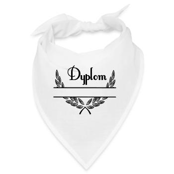 Dyplom – Namensraum - Bandana - Weiß - Vorne