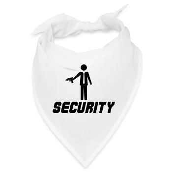 Security - Bandana - Weiß - Vorne