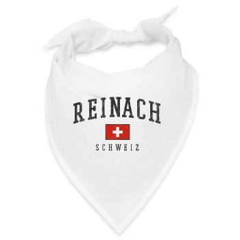 Reinach Schweiz Logo Kreuz - Bandana - Weiß - Vorne