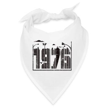 1976 Vintage - Bandana - Weiß - Vorne