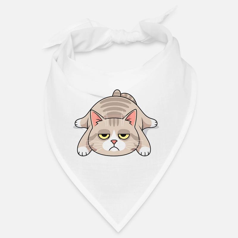 Grim late riser cat morning grouch Bandana