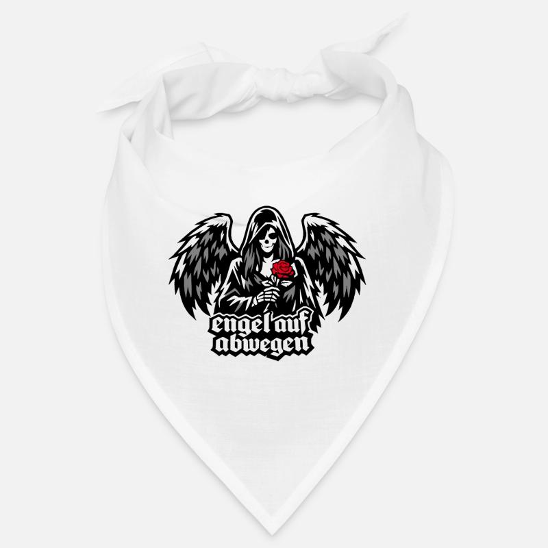 Engel auf Abwegen mit Rose "Todesengel" Bandana