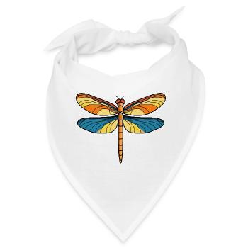 Sonnenflügel Drachenfliege - Bandana - Weiß - Vorne