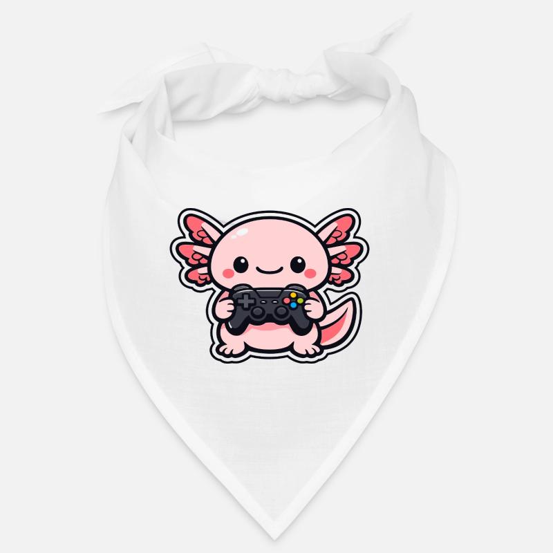 Kawaii Gaming-Drache mit Controller Bandana
