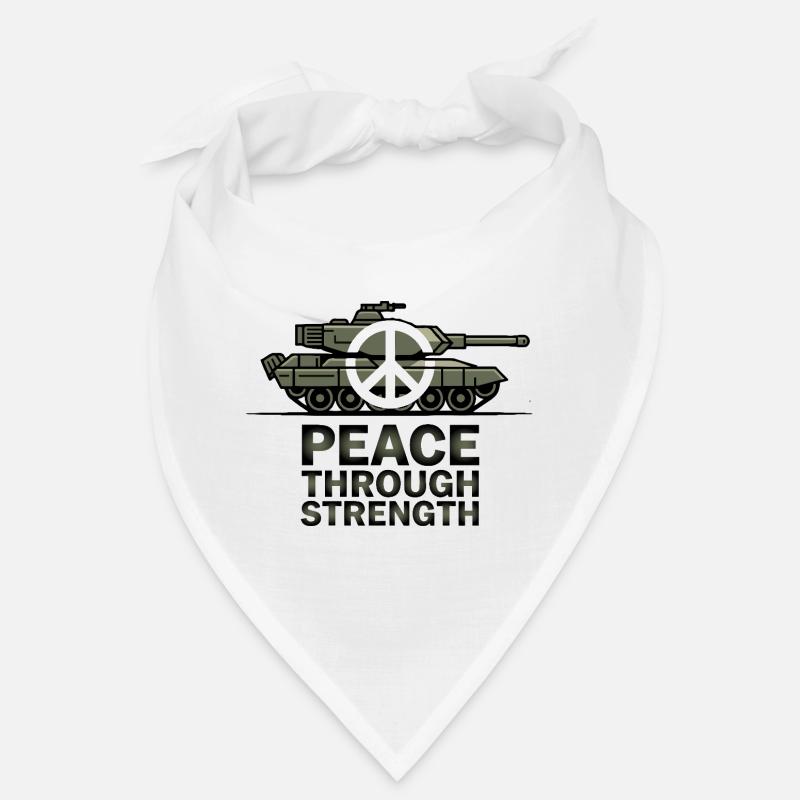 Peace-Over Tanks-Emblem Bandana