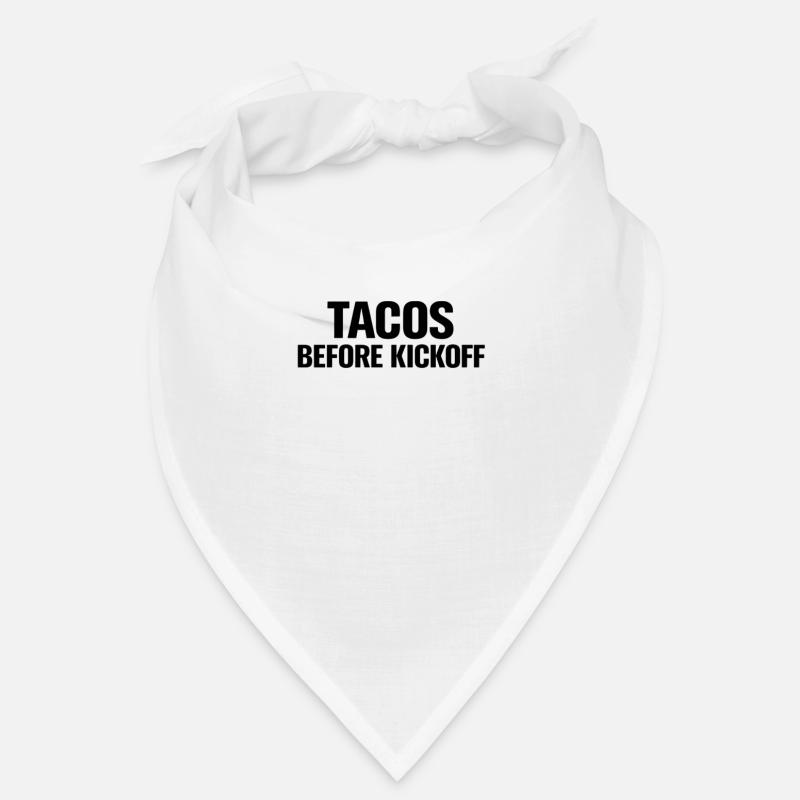 Tacos Before Kickoff Bandana