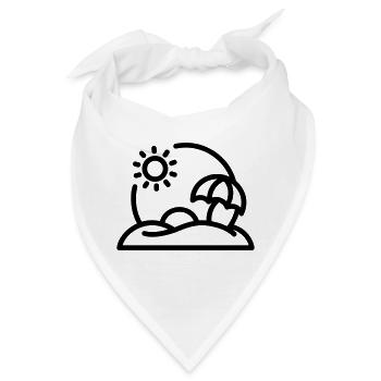 Feiertag - Bandana - Weiß - Vorne