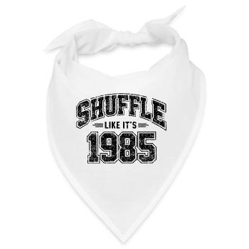 Mischen Sie wie ein Vintage-Jubiläumsgeschenk von 1985 - Bandana - Weiß - Vorne