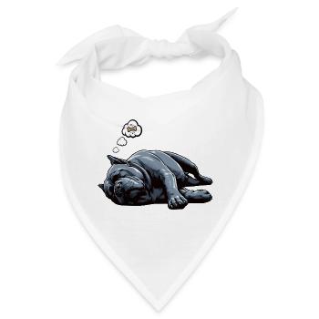 Cane Corso Cane Corsos Corso halter Corso Besitzer - Bandana - Weiß - Vorne