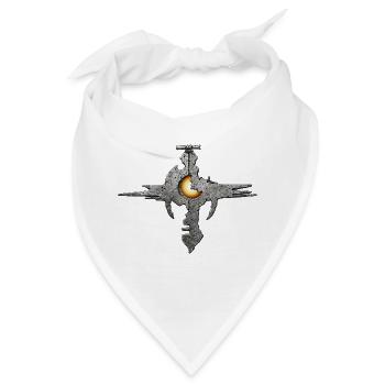 Sacred Fragment Mond – Mystisches Sigil - Bandana - Weiß - Vorne