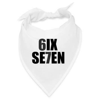 Six Seven - 67 - Meme - Basketball - 6-7 - Bandana - Weiß - Vorne