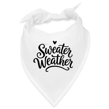 Sweater Weather / Cozy Vibes - Bandana - Weiß - Vorne