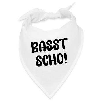 BASST SCHO! - Bandana - Weiß - Vorne