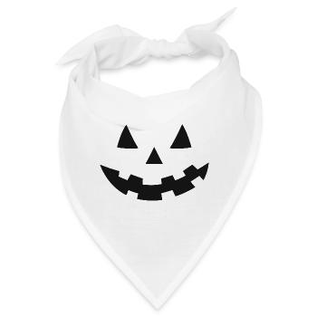 Pumkin-Gesicht - Bandana - Weiß - Vorne