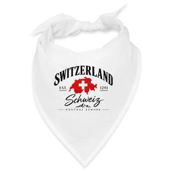 Switzerland - Alpen - Schweiz - Suisse - Zürich - Bandana - Weiß - Vorne