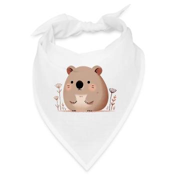 Wombat - Bandana - Weiß - Vorne