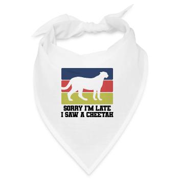 Sorry I’m Late – Gepard - Bandana - Weiß - Vorne