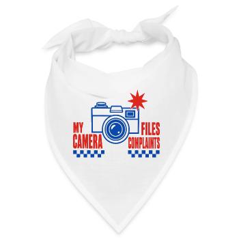 Fotografie – My Camera Files Complaints - Bandana - Weiß - Vorne