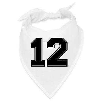 12 - Bandana - Weiß - Vorne