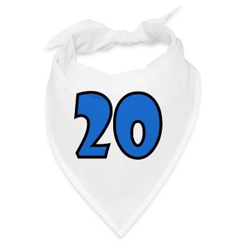 20 - Bandana - Weiß - Vorne
