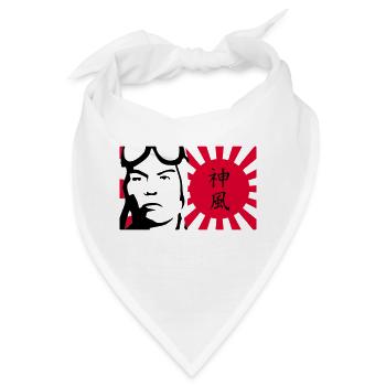 kamikaze- divine wind - Bandana - Weiß - Vorne