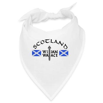 Scotland William Wallace - Bandana - Weiß - Vorne