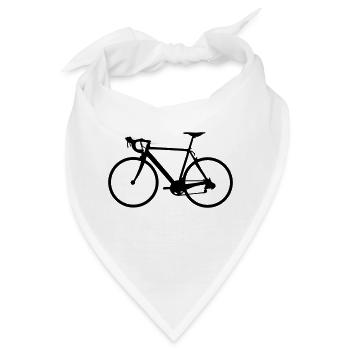 Rennrad - Bandana - Weiß - Vorne